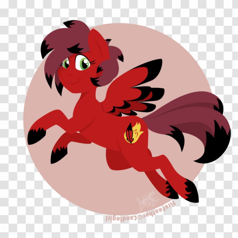 Carnivora Horse Legendary Creature Clip Art - Flower - Fire Feather Transparent PNG