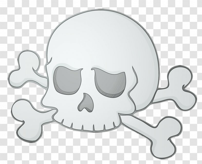 Human Skull Drawing - Symbol Sticker Transparent PNG
