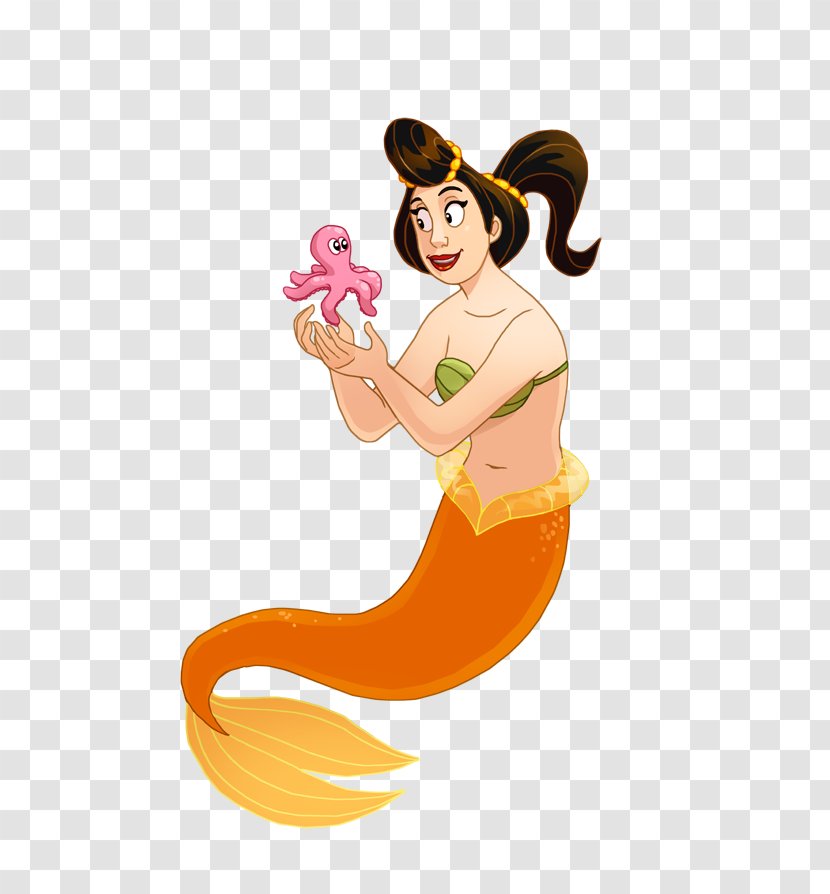 Ariel Mermaid Queen Athena Attina Aquata - Tree Transparent PNG