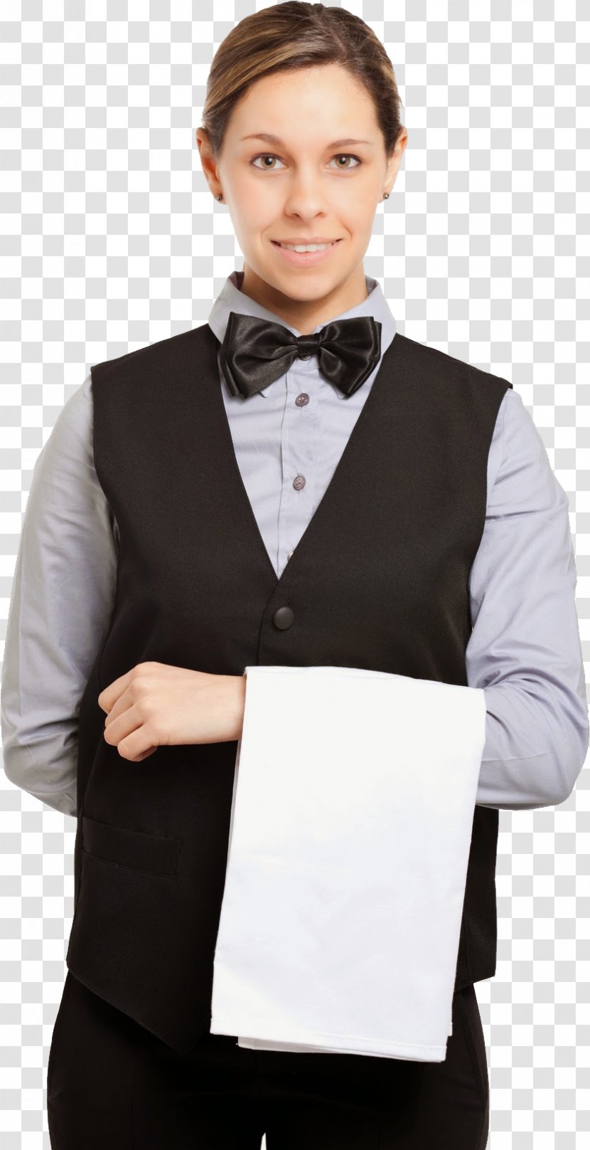 Waiter Waitress - Tuxedo - Neck Transparent PNG