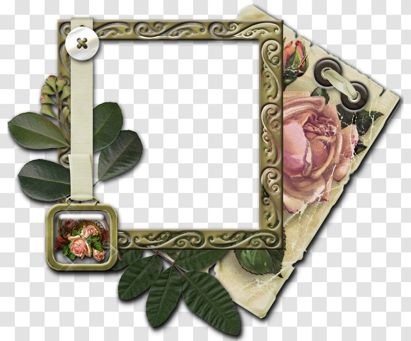 Picture Frames Rose Clip Art - Digital Photo Frame Transparent PNG