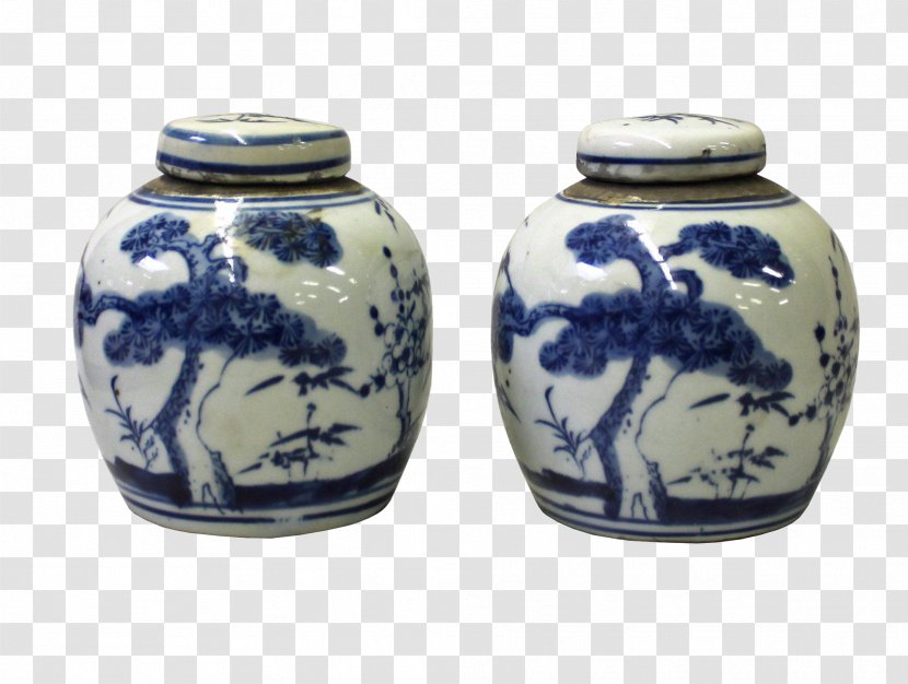 Blue And White Pottery Jingdezhen Ceramic Vase - Handicraft - Porcelain Transparent PNG