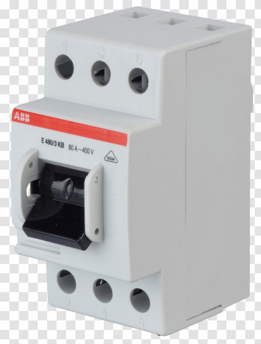 Circuit Breaker Electrical Switches Distribution Board Hauptschalter ABB Group - Abb - Electricity Transparent PNG