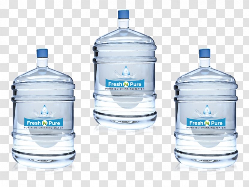 Bottled Water Bottles Mineral Purified - Artesian Aquifer Transparent PNG