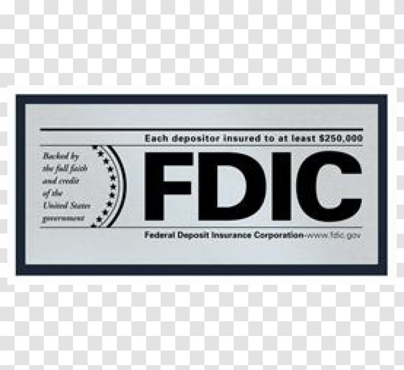 Federal Deposit Insurance Corporation United States Bank Account Money Market Fund - Signage Transparent PNG