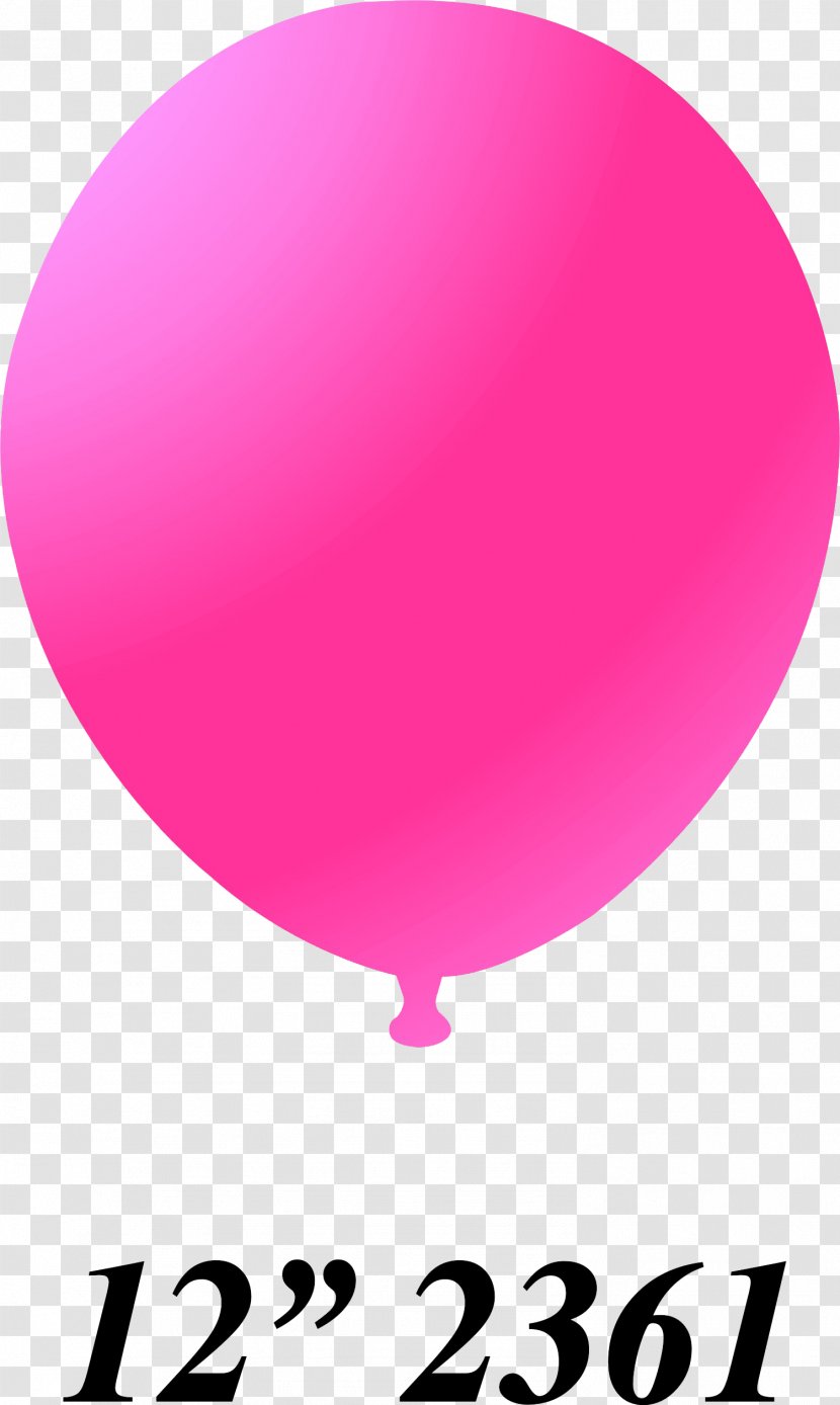 Balloon Pink M Font Transparent PNG