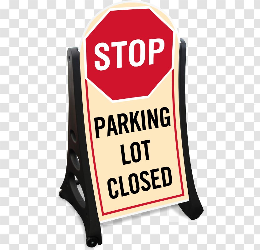 Car Park Valet Parking Door Hanger Sign - Sticker - Road Transparent PNG