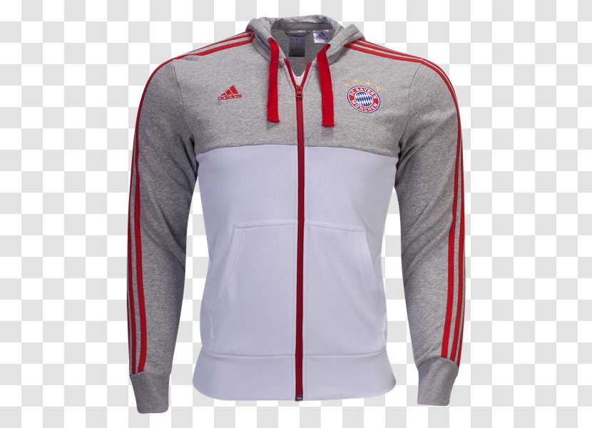 FC Bayern Munich Hoodie T-shirt Jersey Adidas - Clothing - Jacket With Hood Transparent PNG