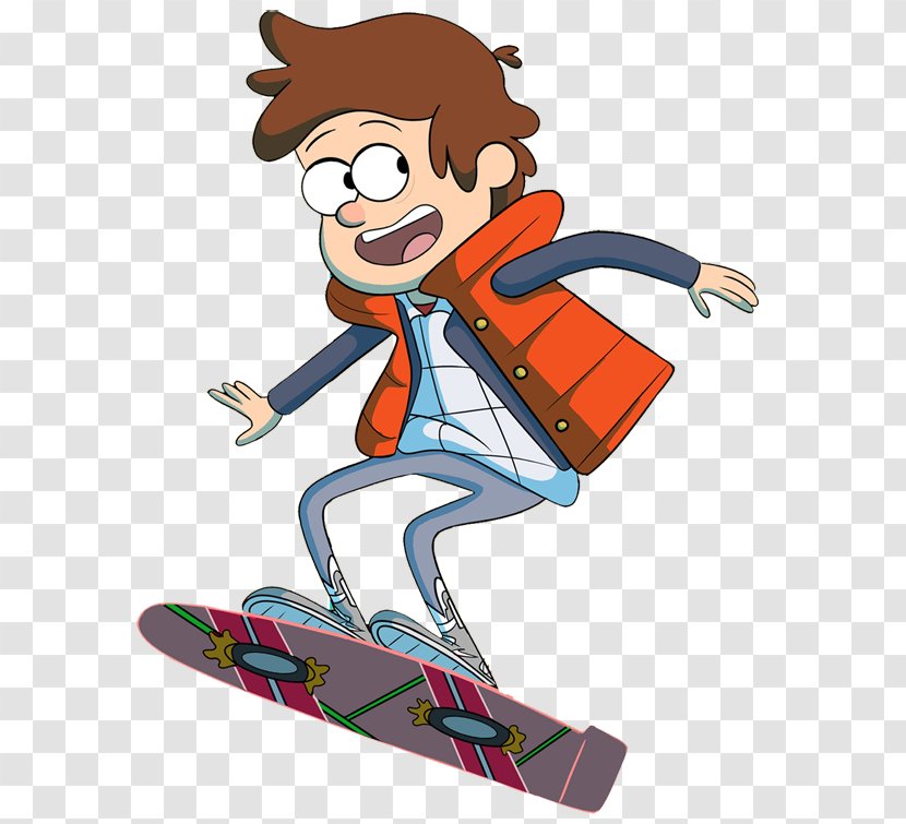 Marty McFly Dipper Pines Back To The Future DeviantArt Film - Cartoon Transparent PNG