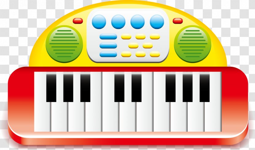 Electric Piano Electronic Keyboard Musical Toy - Instrument - Creative Children's Toys Transparent PNG