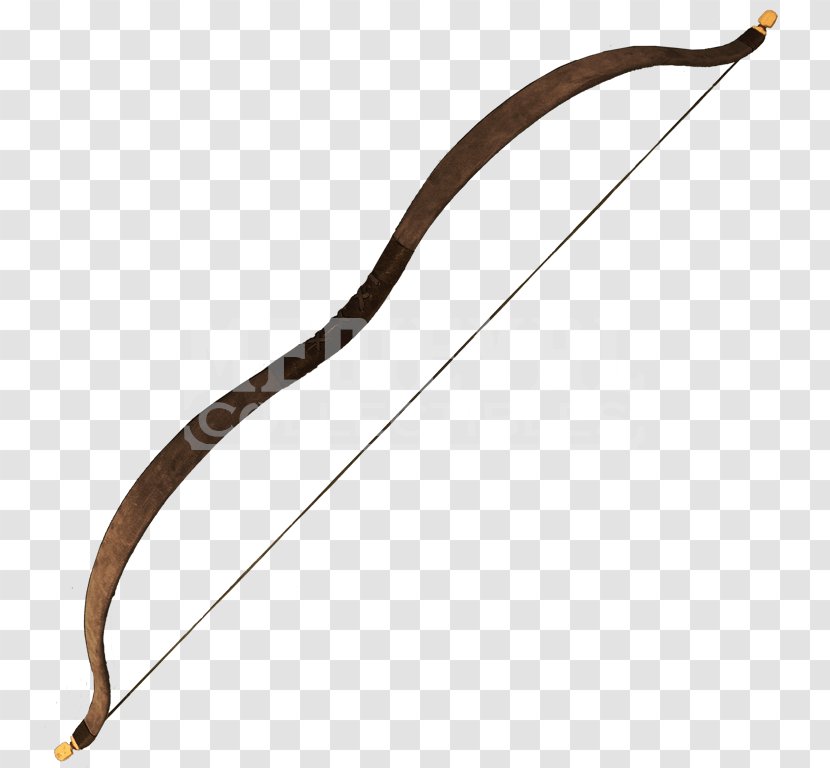 Larp Bow And Arrow Archery Longbow Transparent PNG