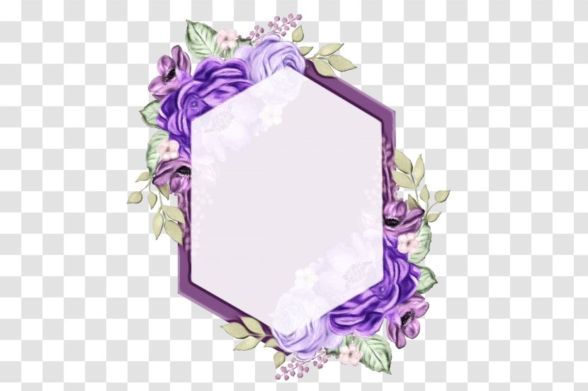 Background Design Frame - Picture - Lavender Transparent PNG