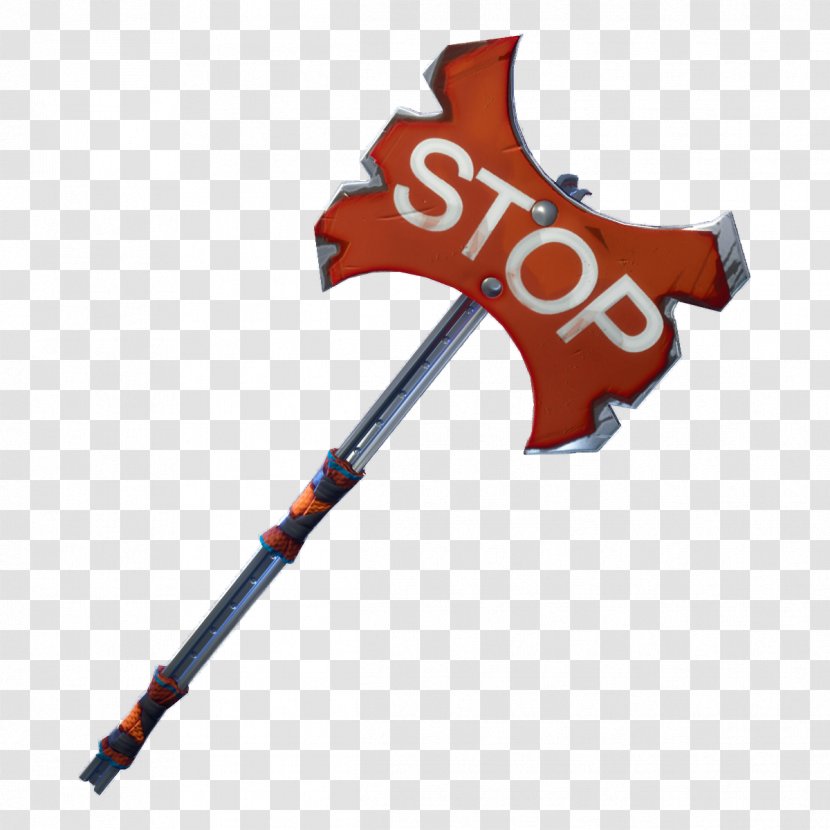 Pickaxe Fortnite Stop Sign St Mary Axe Transparent PNG
