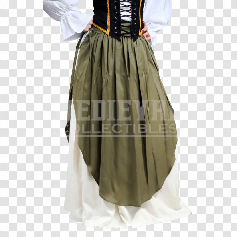 Middle Ages English Medieval Clothing Skirt Dress Transparent PNG