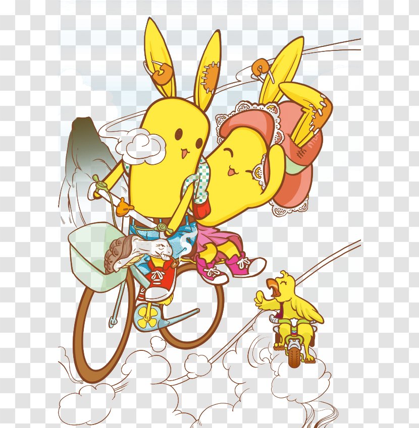 European Rabbit Leporids Clip Art - Cute Bunny Transparent PNG