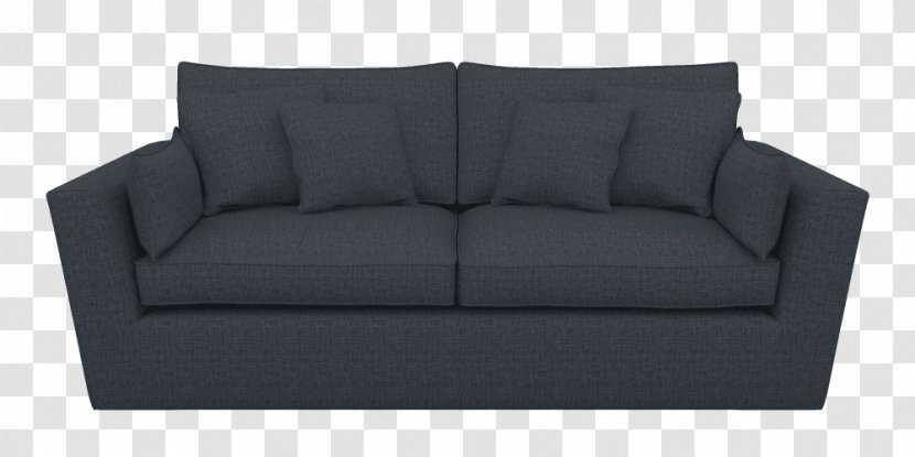 Sofa Bed Loveseat Product Design Couch - Denim Fabric Transparent PNG
