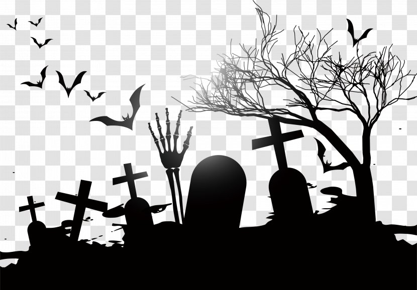 Cemetery - Monochrome Photography - Brand Transparent PNG