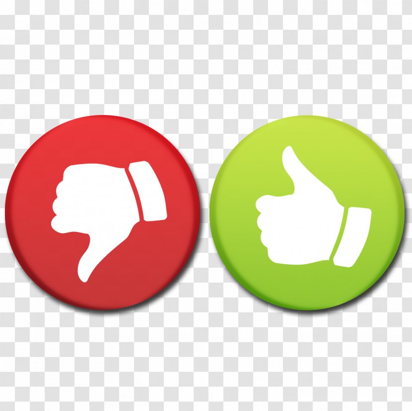 Yes And No Check Mark Thumb Signal Icon - Symbol - Agree Not To Transparent PNG