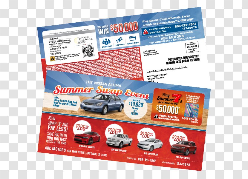Car Direct Marketing Advertising Mail - Truck Transparent PNG