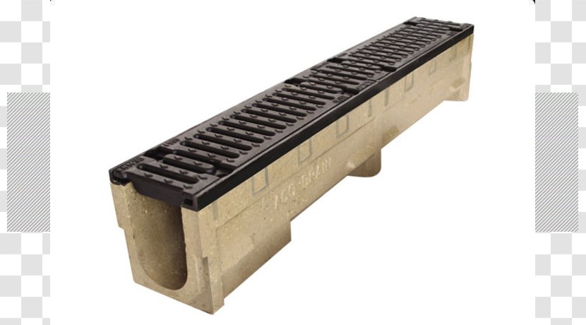 Trench Drain Drainage Concrete Architectural Engineering Grating - Ductile Iron - Technology Stripes Transparent PNG