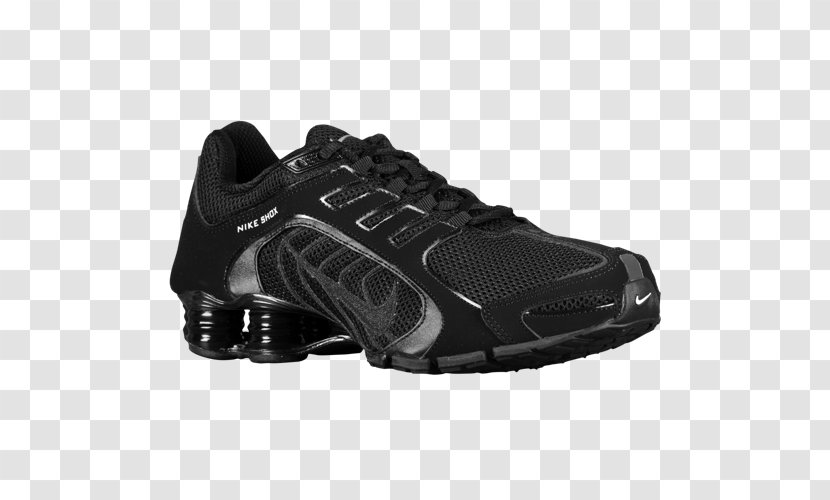 Nike Shox Sports Shoes Air Max - Tennis Shoe - Glitter For Women Black Transparent PNG