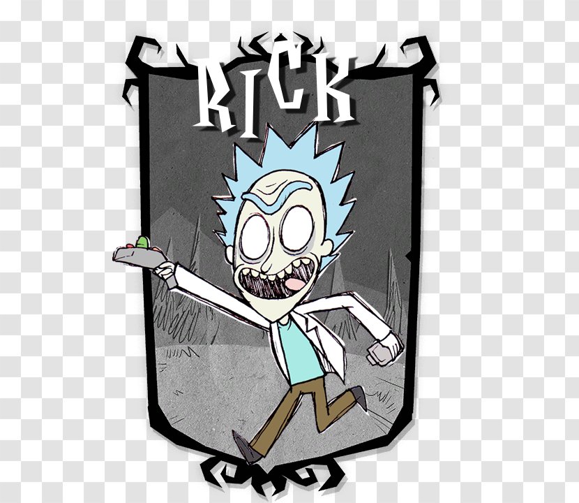 Don't Starve Together Rick Sanchez Morty Smith Character Video Game - Fan Art - Youtube Transparent PNG