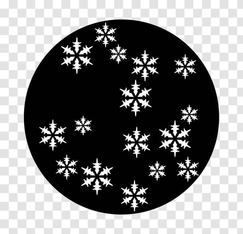 Metal Gobo Steel Snowflake Chromium - Snowflakes Fall Transparent PNG