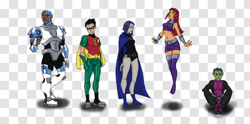 Figurine Action & Toy Figures Character Fiction - Film - Teen Titans Cyborg Transparent PNG