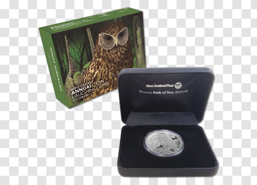 Proof Coinage Laughing Owl New Zealand - United States Dollar - Coin Transparent PNG
