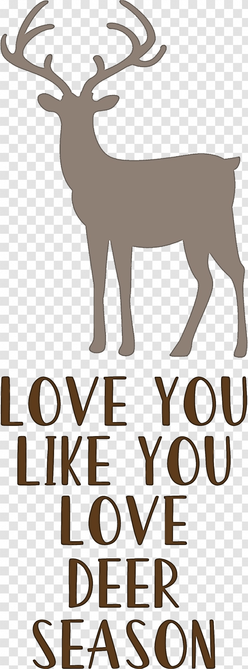 Love Deer Season Transparent PNG