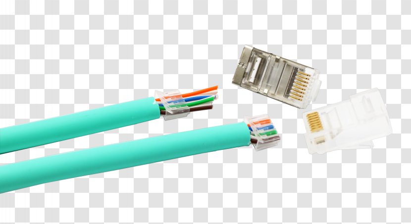 Network Cables Electrical Cable Connector Product Design - Rj 45 Transparent PNG