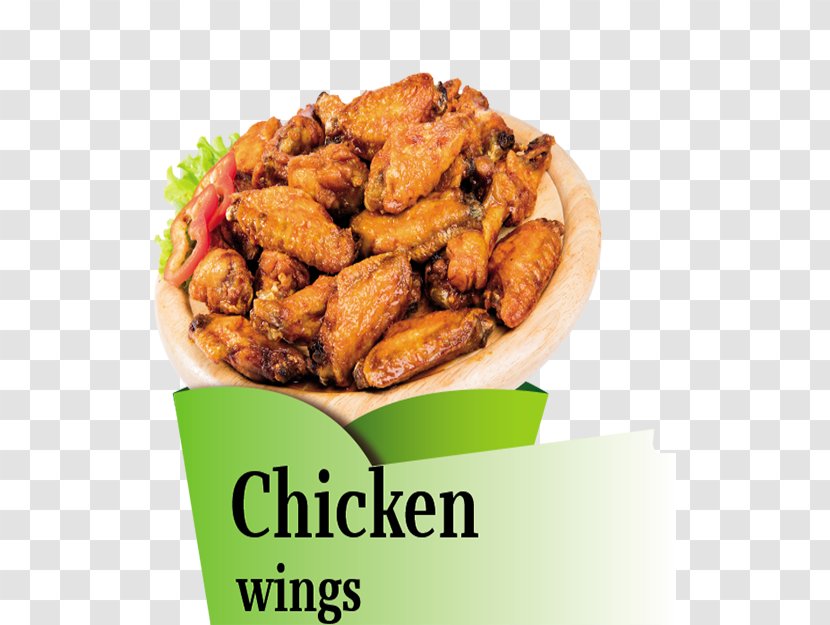 Foodio Fried Chicken Fast Food Gyro - Wings Transparent PNG