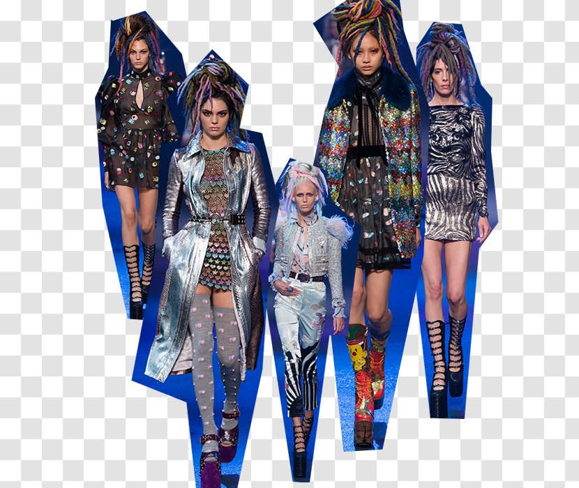 Fashion Runway Electric Blue - Design - Sequins Shine Transparent PNG