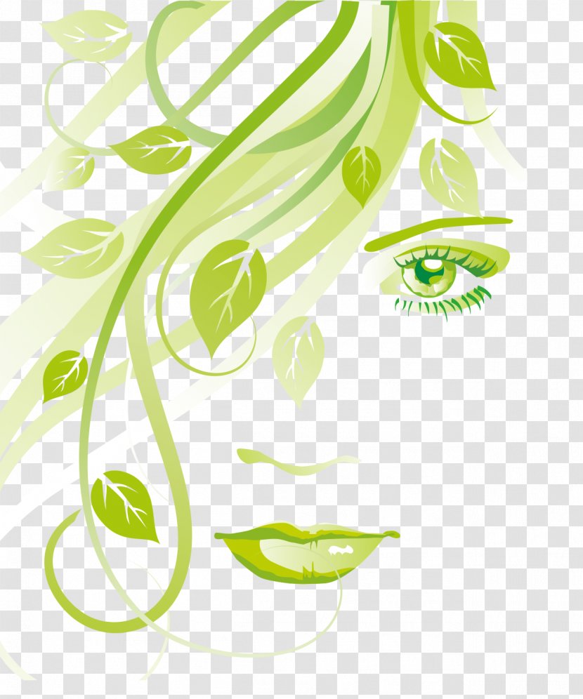 Sustainability: How The Cosmetics Industry Is Greening Up Beauty - Text - Combination Vector Of Face And Leaf Transparent PNG
