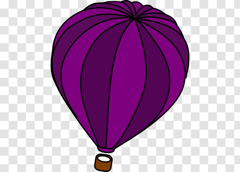 Hot Air Balloon Clip Art - Public Domain Transparent PNG