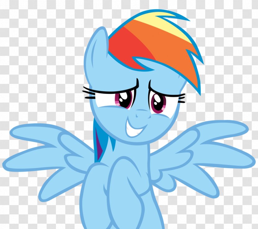 Rainbow Dash Applejack DeviantArt - Cartoon - Pegasus Transparent PNG