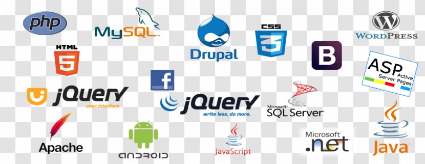 PHP MySQL JQuery JavaScript HTML - Media - Web Design Transparent PNG