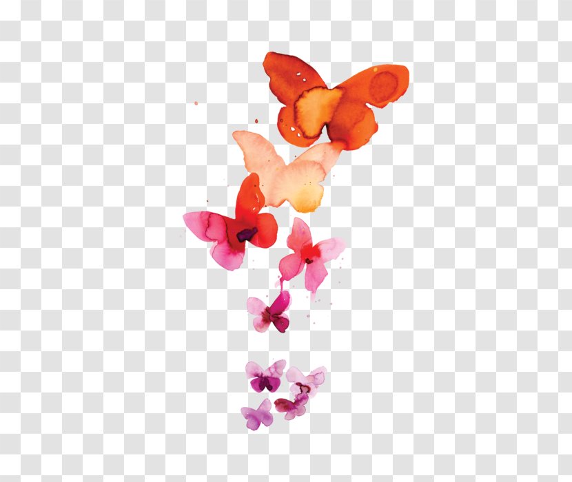 Watercolor Painting Butterfly Art Image Transparent PNG