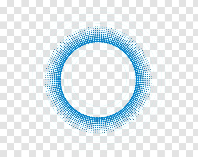 Blue Circle Pattern - Border Transparent PNG