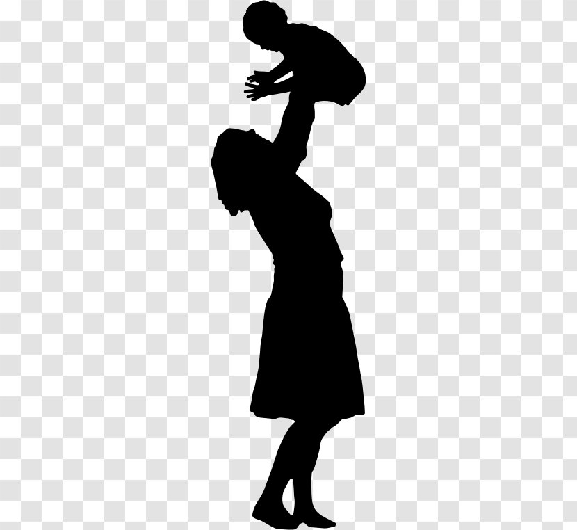 Child Mother Silhouette Clip Art - Infant Transparent PNG
