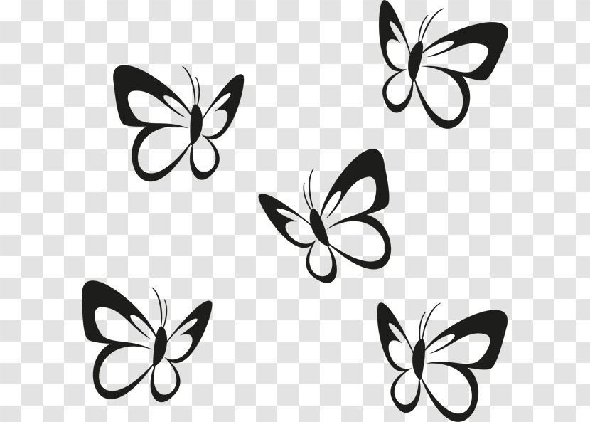 Butterfly Wall Decal Sticker Paper Partition - Rollups Transparent PNG