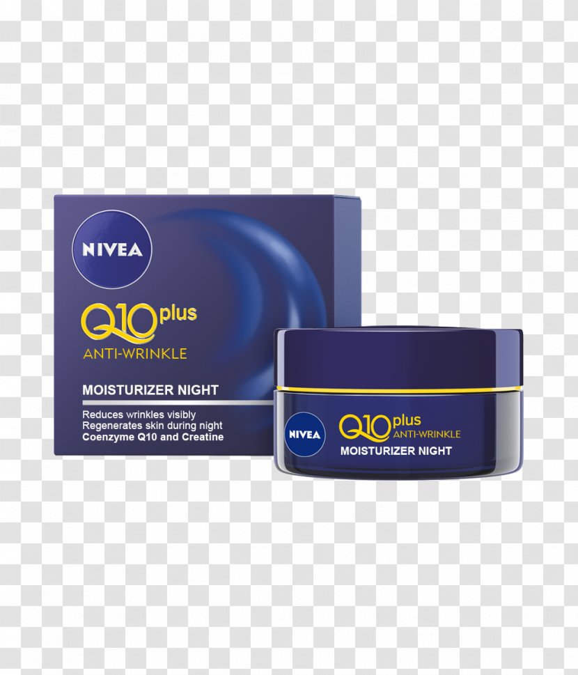 NIVEA Q10 Plus Anti-Wrinkle Day Cream Night Anti-aging - Lotion - Face Transparent PNG