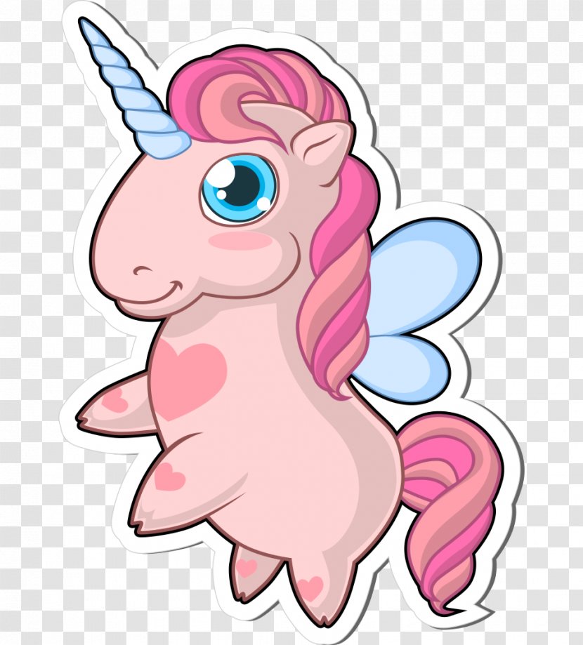 Unicorn Pony Clip Art - Cartoon Transparent PNG