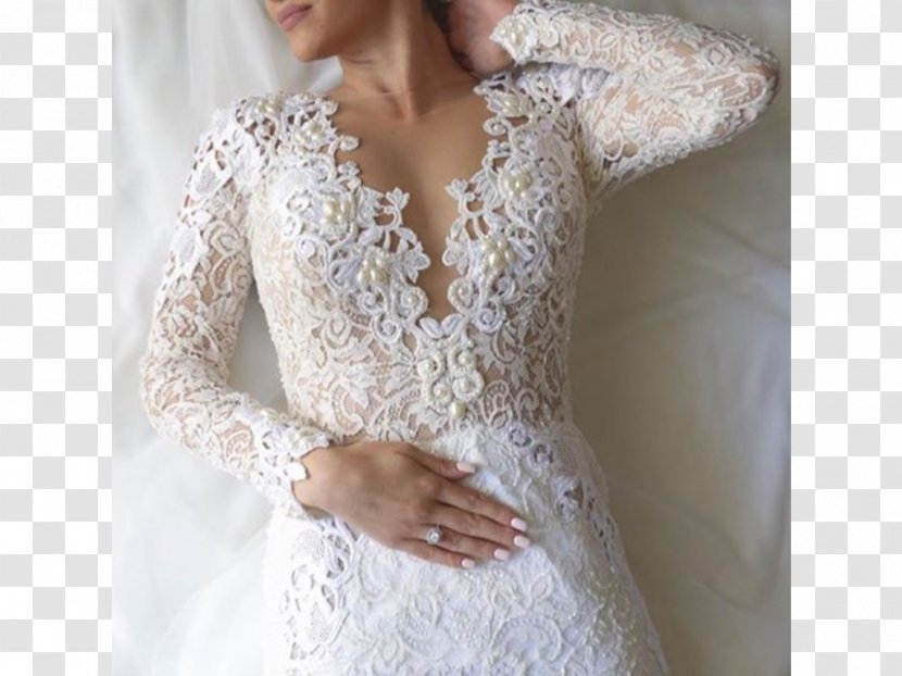 Wedding Dress Slip Gown Sleeve Transparent PNG