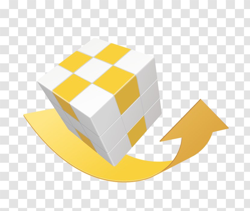 Euclidean Vector Geometry - Creativity - Arrow On The Cube Transparent PNG