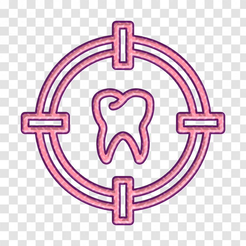 Target Icon Dental Icon Dentistry Icon Transparent PNG