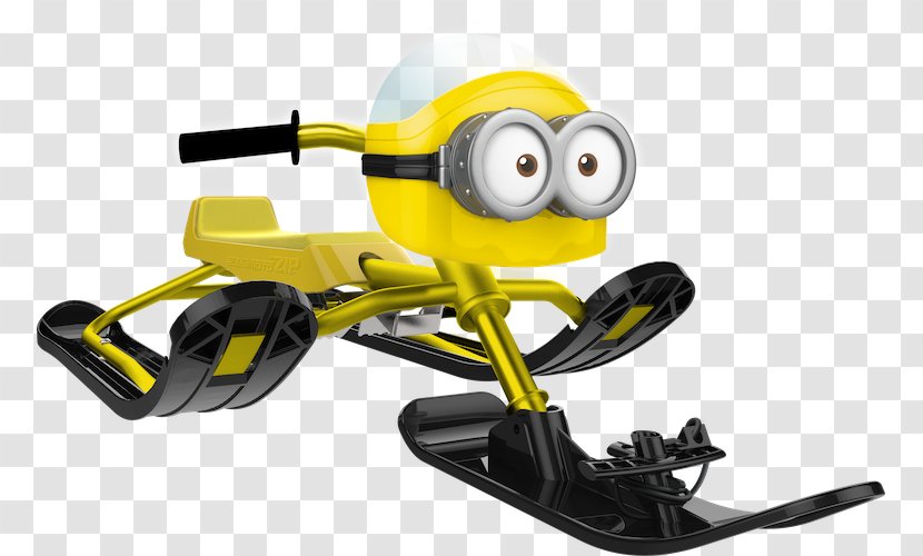 Motorcycle All-terrain Vehicle Sled Minions Toy - Winter Transparent PNG