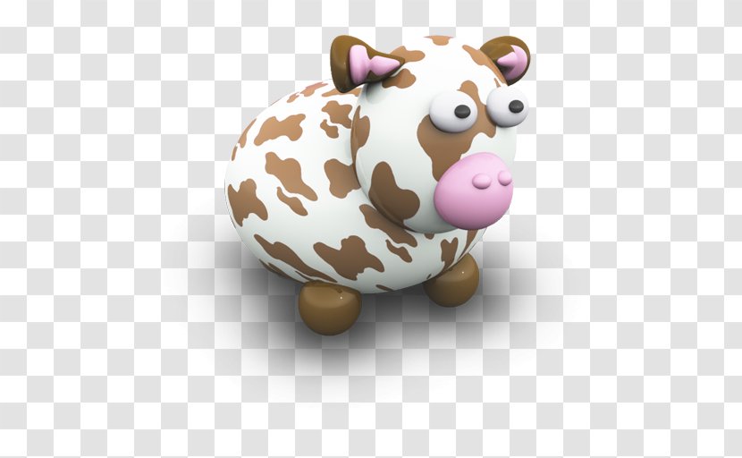 Piggy Bank Stuffed Toy Pig Like Mammal Snout - 3d Computer Graphics - CowBrownaPorcelaine Transparent PNG