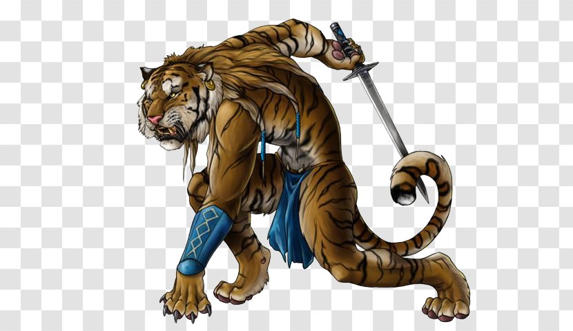 Summoners War: Sky Arena Tiger Rakshasa Fantasy - Fictional Character - Creatures Free Download Transparent PNG