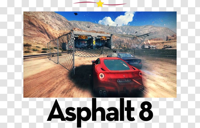 Asphalt 8: Airborne Burnout 4: Elite Racing Video Game Transparent PNG